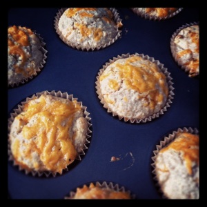 Apple Cheddar Muffins